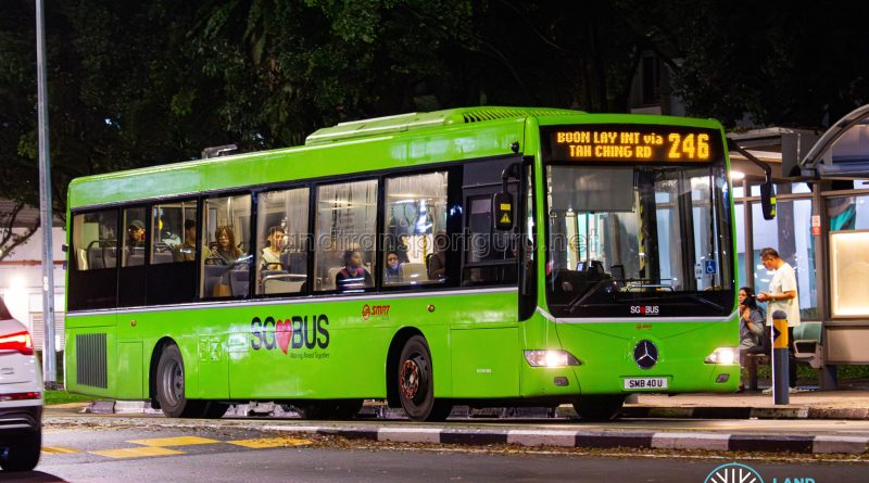 Bus 246 - SMRT Mercedes-Benz OC500LE (SMB40U)