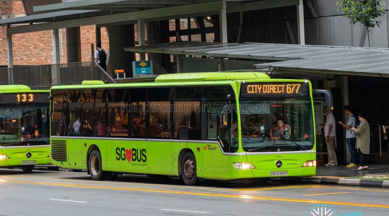 Bus 677 - SBS Transit Mercedes-Benz Citaro (SBS6389R)