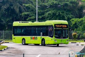 Bus 853M - Tower Transit Volvo B5LH (SG3031D)