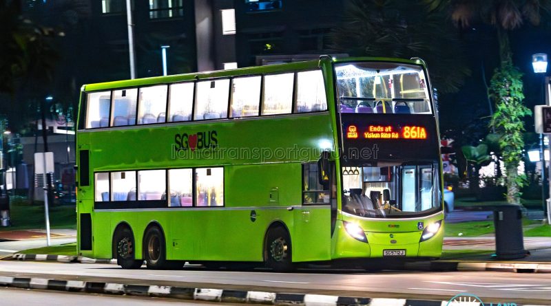 Bus 861A - Tower Transit Alexander Dennis Enviro500 (SG5712J)