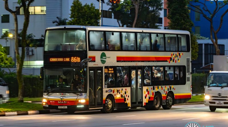 Bus 861B - Tower Transit MAN A95 (SG5746L)