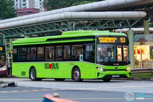 Bus 153 - SBS Transit BYD BC12A04 (SG3128J)