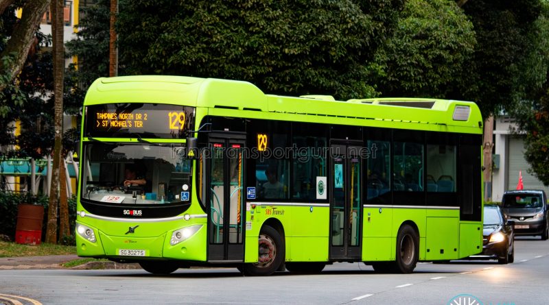Bus 129 - SBS Transit Volvo B5LH (SG3027S)