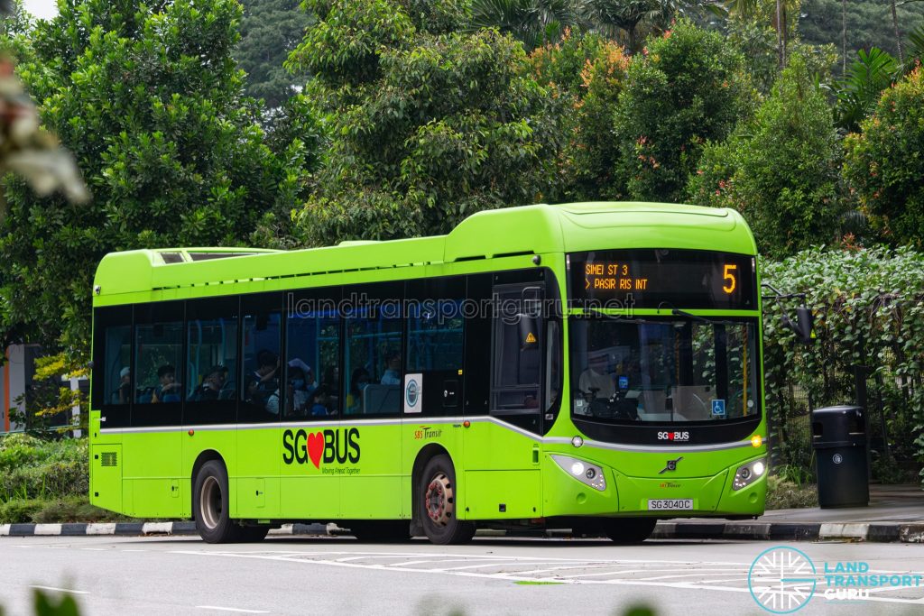 Bus 5 - SBS Transit Volvo B5LH (SG3040C)