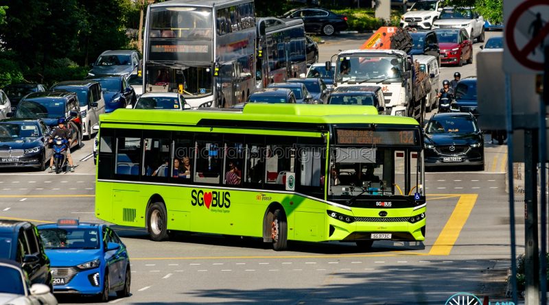 Bus 132 - SBS Transit BYD BC12A04 (SG3173C)
