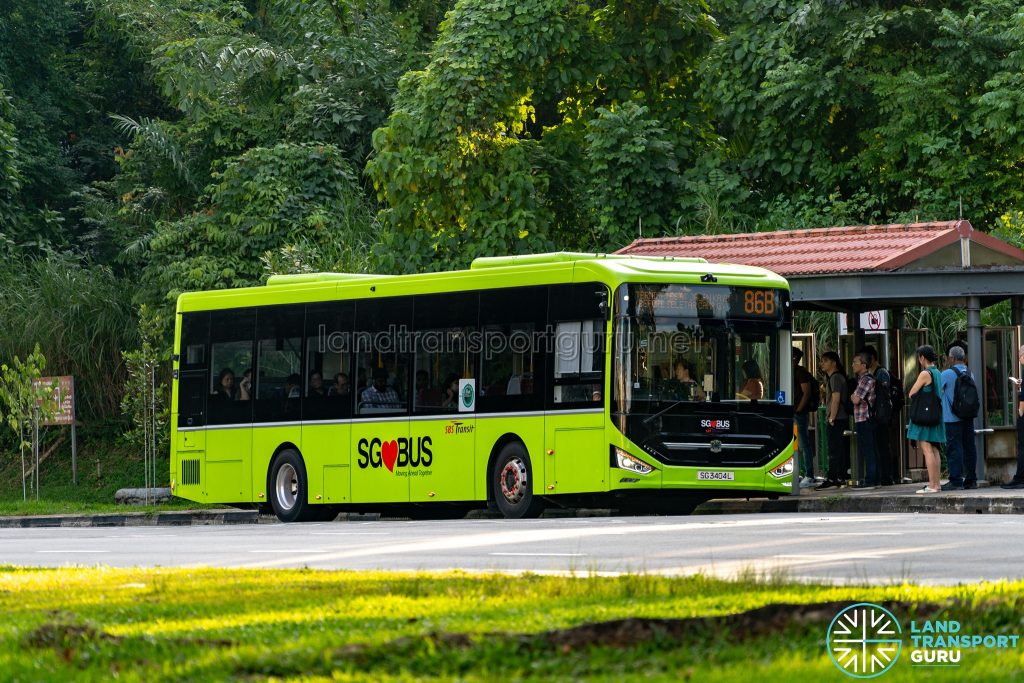 Bus 86B - SBS Transit Zhongtong N12 (SG3404L)