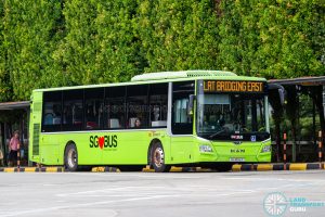 LRT Bridging East - SBS Transit MAN A22 (SG1892Z)