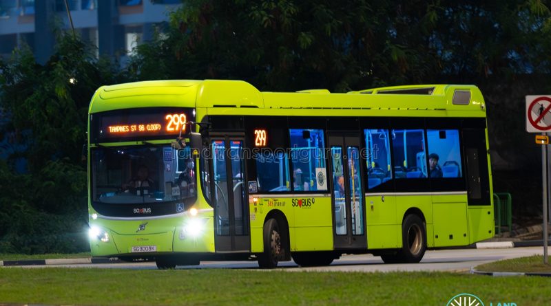 Bus 299 - SBS Transit Volvo B5LH (SG3003K)