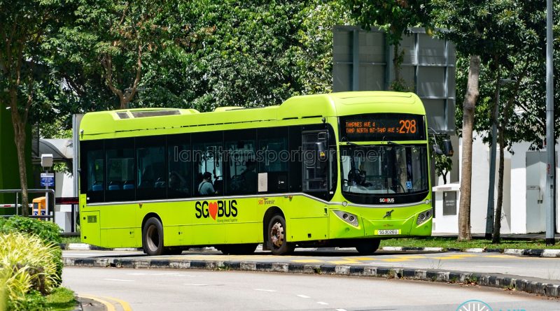 Bus 298 - SBS Transit Volvo B5LH (SG3026U)