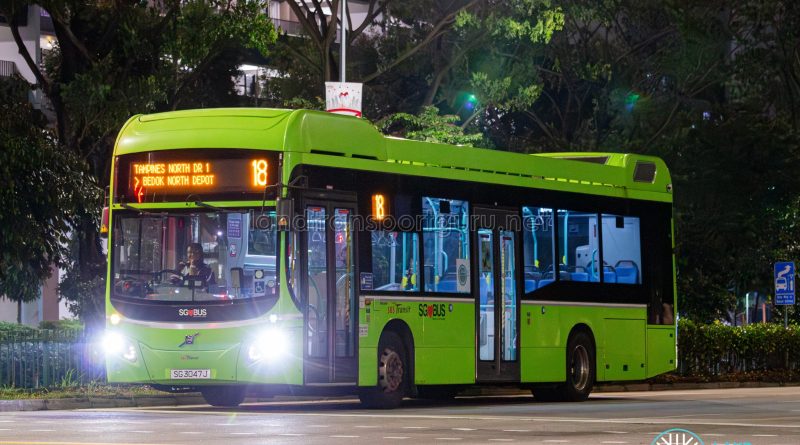 Bus 18 - SBS Transit Volvo B5LH (SG3047J)
