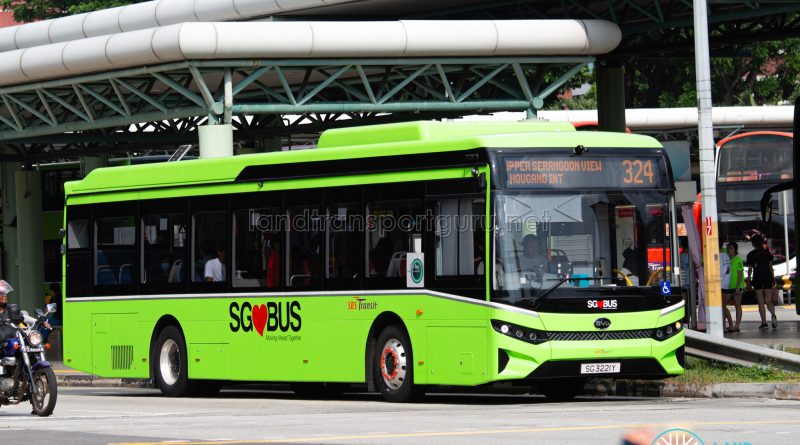 Bus 324 - SBS Transit BYD BC12A04 (SG3221Y)
