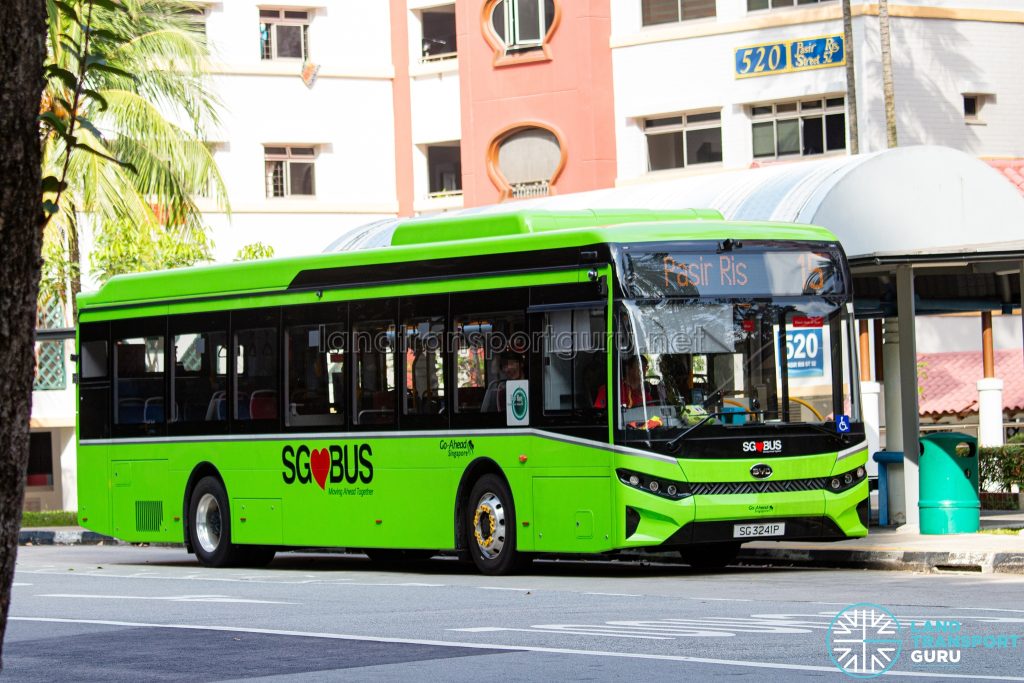 Bus 15 - Go-Ahead BYD BC12A04 (SG3241P)