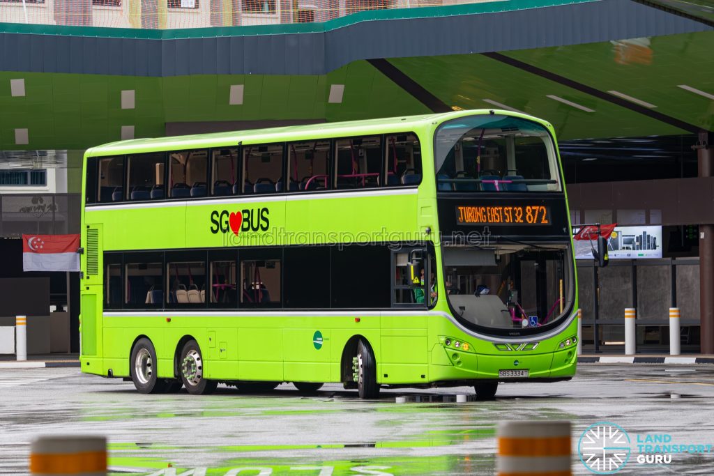 Bus 872 - Tower Transit Volvo B9TL Wright (SBS3334T)