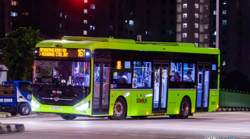 Bus 161 - SBS Transit Zhongtong N12 (SG3420P)