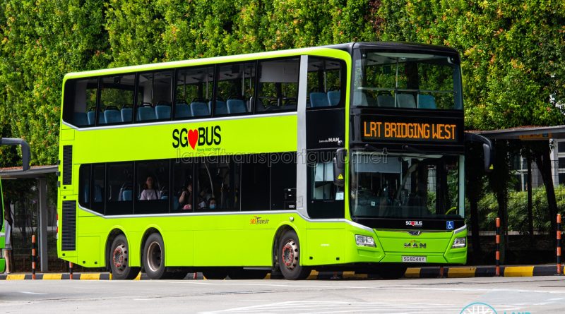 LRT Bridging West - SBS Transit MAN A95 (SG6044Y)