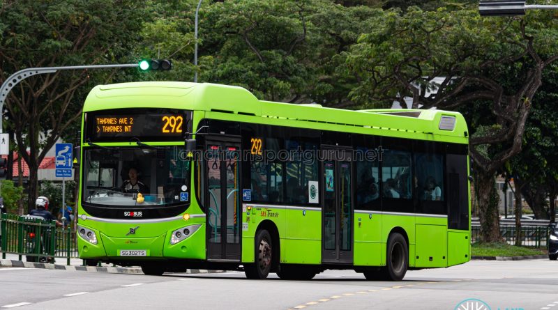 Bus 292 - SBS Transit Volvo B5LH (SG3027Y)
