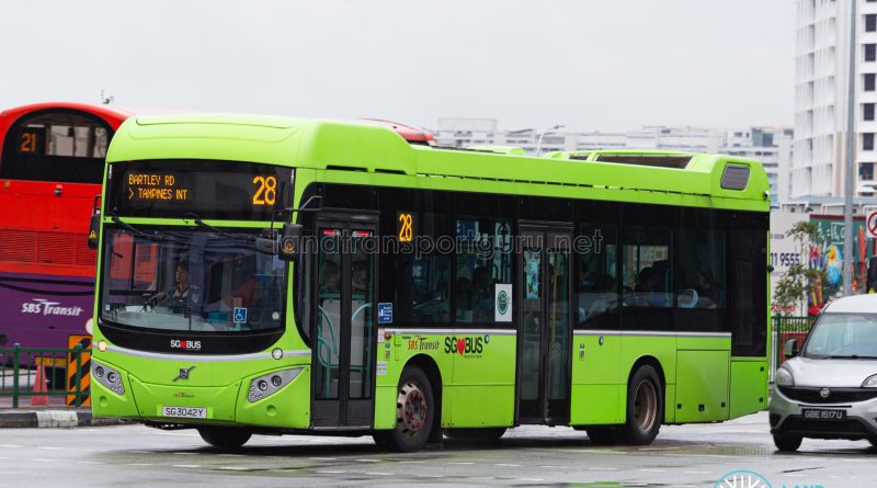 Bus 28 - SBS Transit Volvo B5LH (SG3042Y)
