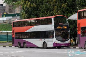 Bus 179B - SMRT Buses Volvo B9TL Wright (SBS3245S)