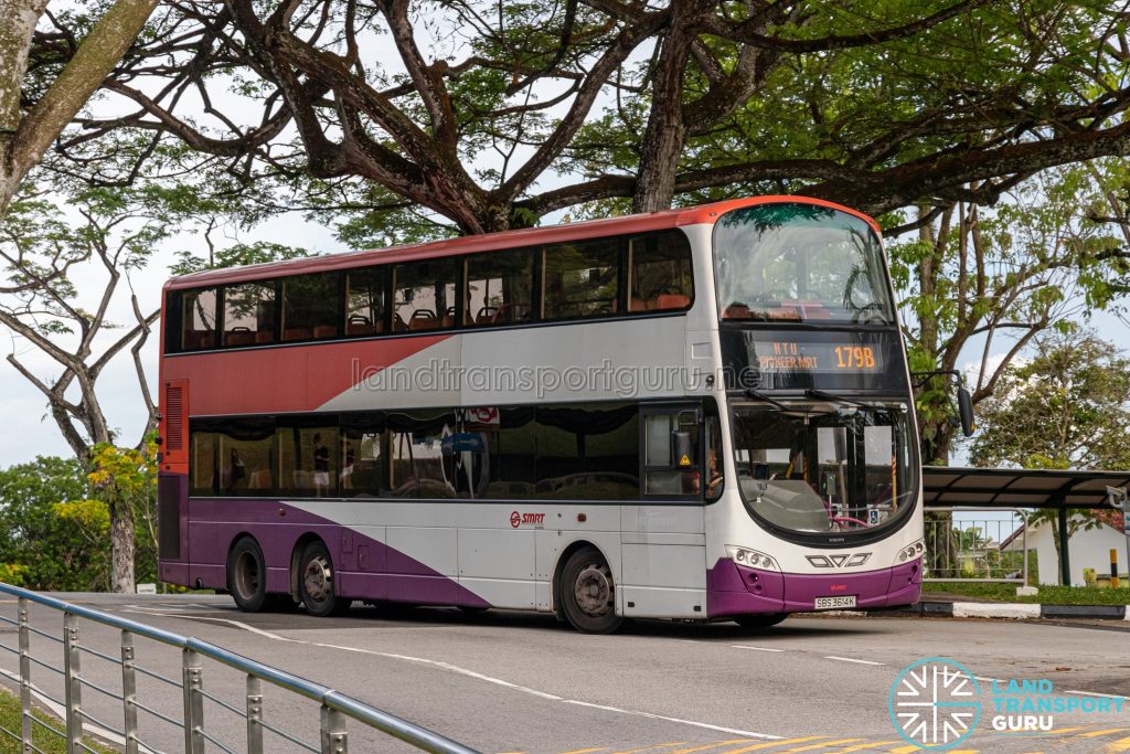 Bus 179B - SMRT Buses Volvo B9TL Wright (SBS3614K)