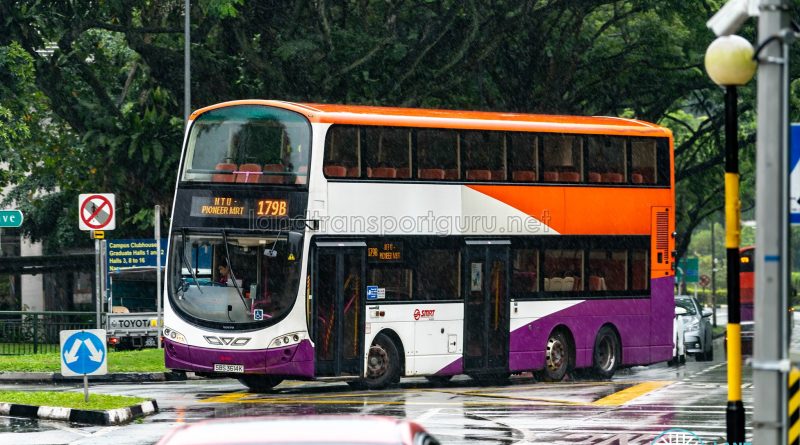 Bus 179B - SMRT Buses Volvo B9TL Wright (SBS3614K)