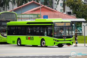 Bus 307A - SMRT Buses BYD BC12A04 (SG3270E)