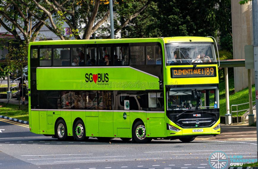 Bus 189 - Tower Transit Zhongtong N12D (SG4014Y)
