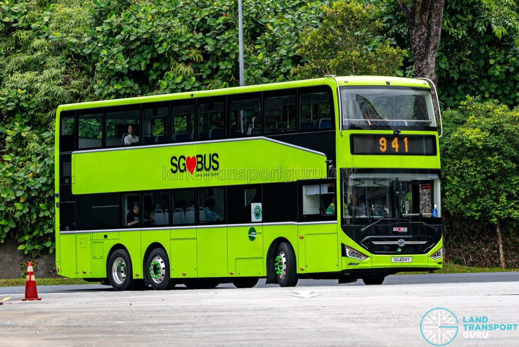 Bus 941 - Tower Transit Zhongtong N12D (SG4014Y)