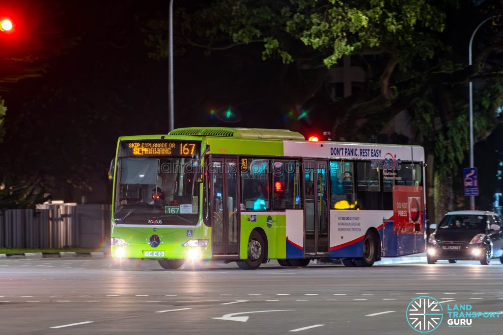 Bus 167 - Tower Transit Mercedes-Benz OC500LE (SMB46D)