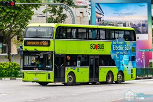 Bus 98M - Tower Transit Yutong E12DD (SG7003J)