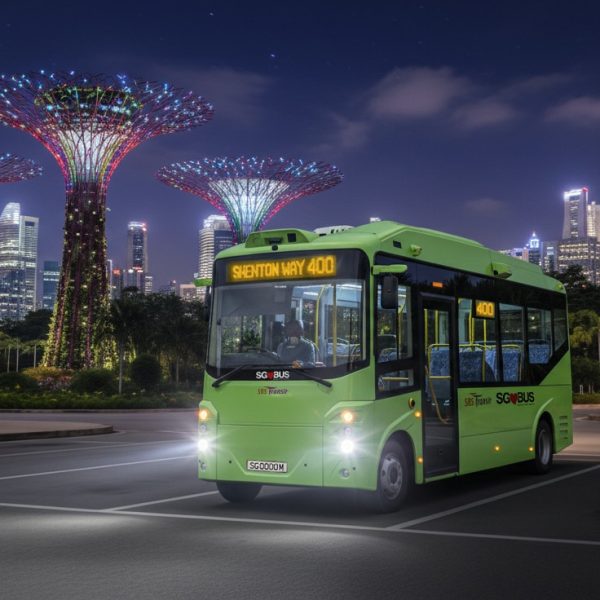First BYD J6 autonomous bus destined for public trials arrives in Singapore