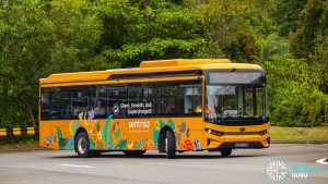Sentosa Bus A - Tower Transit BYD BC12A04 (PD3320X)