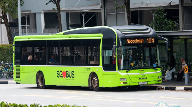 Bus 104 - Go-Ahead MAN A22 (SG1720L)