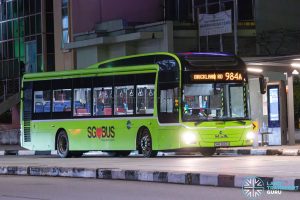Bus 984A - Tower Transit MAN A22 (SMB3033X)