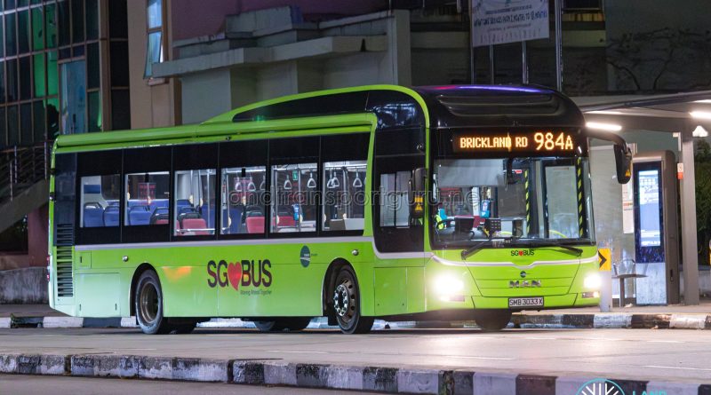 Bus 984A - Tower Transit MAN A22 (SMB3033X)