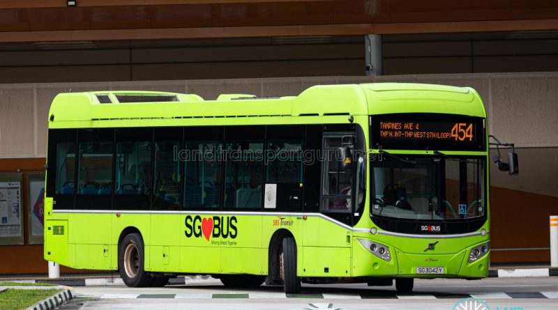 Bus 454 - SBS Transit Volvo B5LH (SG3042Y)