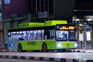 Bus 975C - SMRT Buses Yutong E12 (SG3098L)