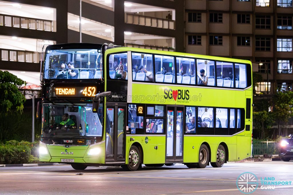 Bus 452 - Tower Transit MAN A95 (SG6231Z)