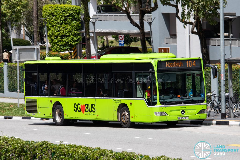 Bus 104 - Go-Ahead Mercedes-Benz Citaro (SBS6498J)