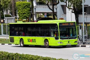 Bus 104 - Go-Ahead Mercedes-Benz Citaro (SBS6498J)