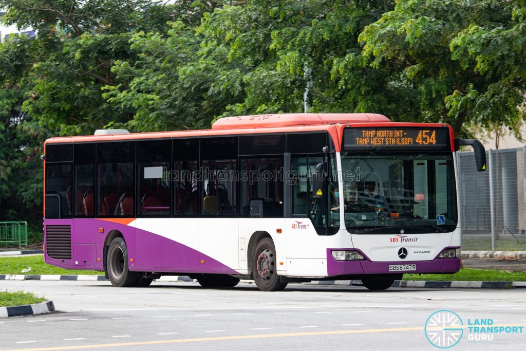 Bus 454 - SBS Transit Mercedes-Benz Citaro (SBS6747R)