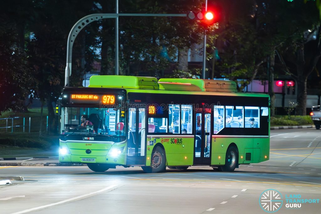Bus 979 - SMRT Buses Yutong E12 (SG3097P)