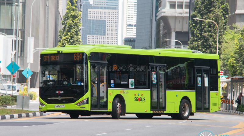 Bus 654 - SBS Transit Zhongtong N12 (SG3432E)