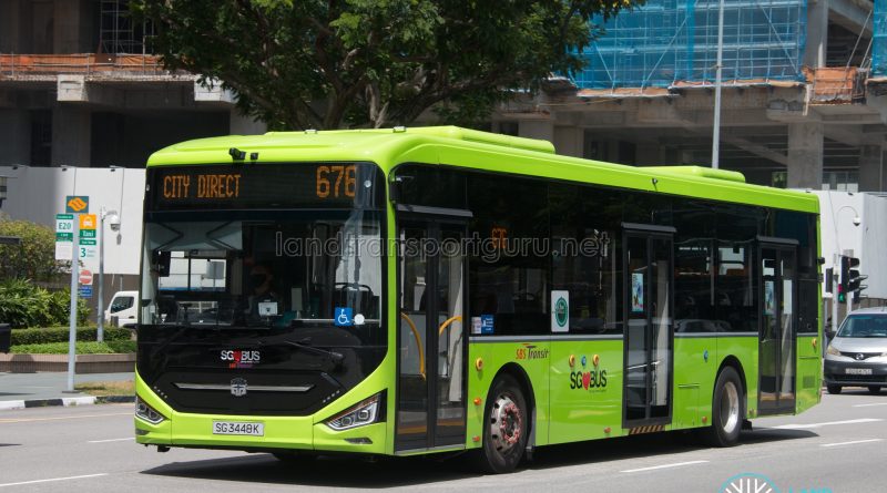 Bus 676 - SBS Transit Zhongtong N12 (SG3448K)