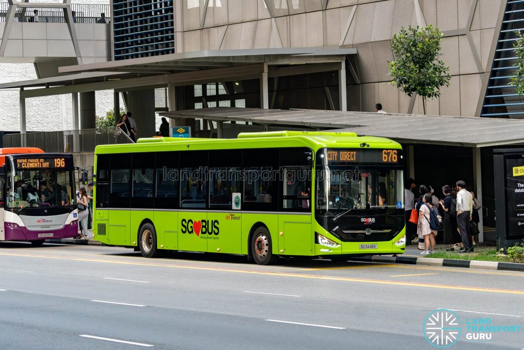 Bus 676 - SBS Transit Zhongtong N12 (SG3448K)