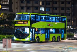 Bus 992 - Tower Transit Zhongtong N12D (SG4014Y)
