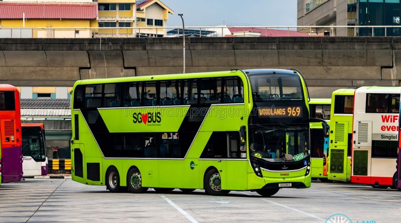 Bus 969 - Tower Transit Alexander Dennis Enviro500 3-door (SG6381Z)
