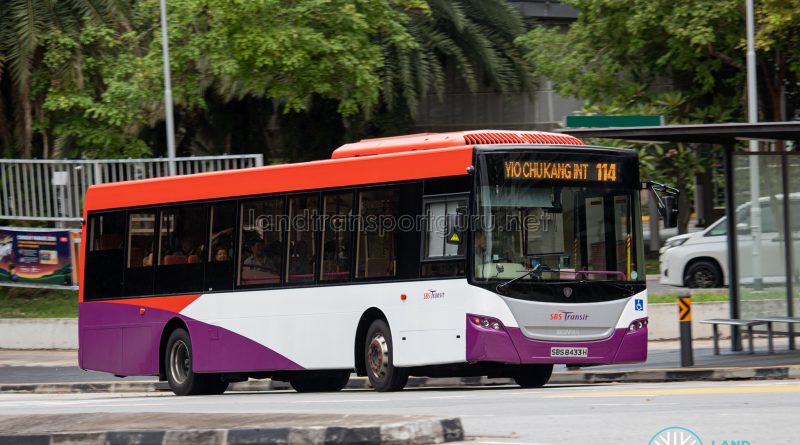 Bus 114 - SBS Transit Scania K230UB (SBS8433H)