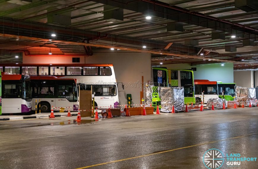 E-bus charging stations installed at Pasir Ris Bus Interchange