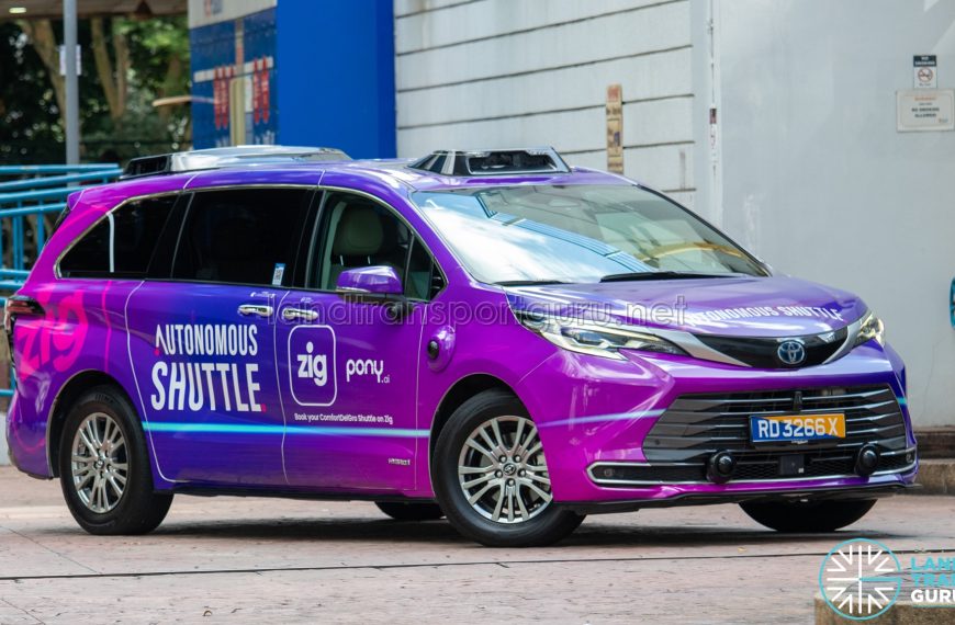 Autonomous Shuttle suspended following accident near Punggol Plaza