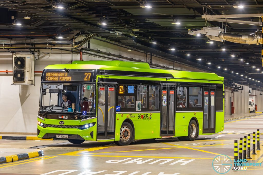 Bus 27 - SBS Transit BYD BC12A04 (SG3281Z)